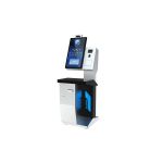 Kiosk RFID màn hình cảm ứng tự phục vụ để kiểm tra nhiều cuốn sách trong và ngoài i