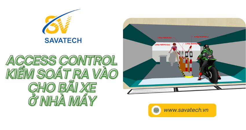 ACCESS CONTROL - KIỂM SOÁT RA VÀO CHO BÃI XE Ở NHÀ MÁY