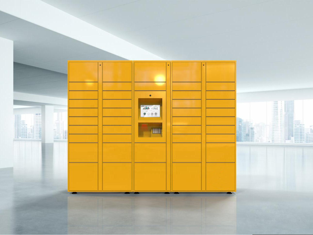 MÔ HÌNH SMART LOCKER - TỦ ĐỂ ĐỒ THÔNG MINH PHỔ BIẾN NHƯ THẾ NÀO Smart Locker Standard Nâng Cấp Hình Thức Giao Nhận Tại Văn Phòng