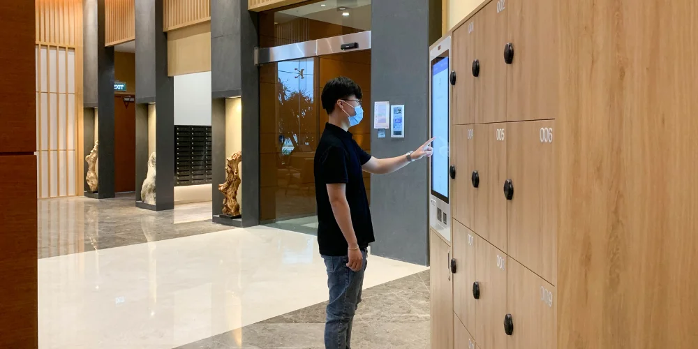 MÔ HÌNH SMART LOCKER - TỦ ĐỂ ĐỒ THÔNG MINH PHỔ BIẾN NHƯ THẾ NÀO Smart Locker Nâng Cấp Tiện Nghi Tại Toà Nhà Chung Cư