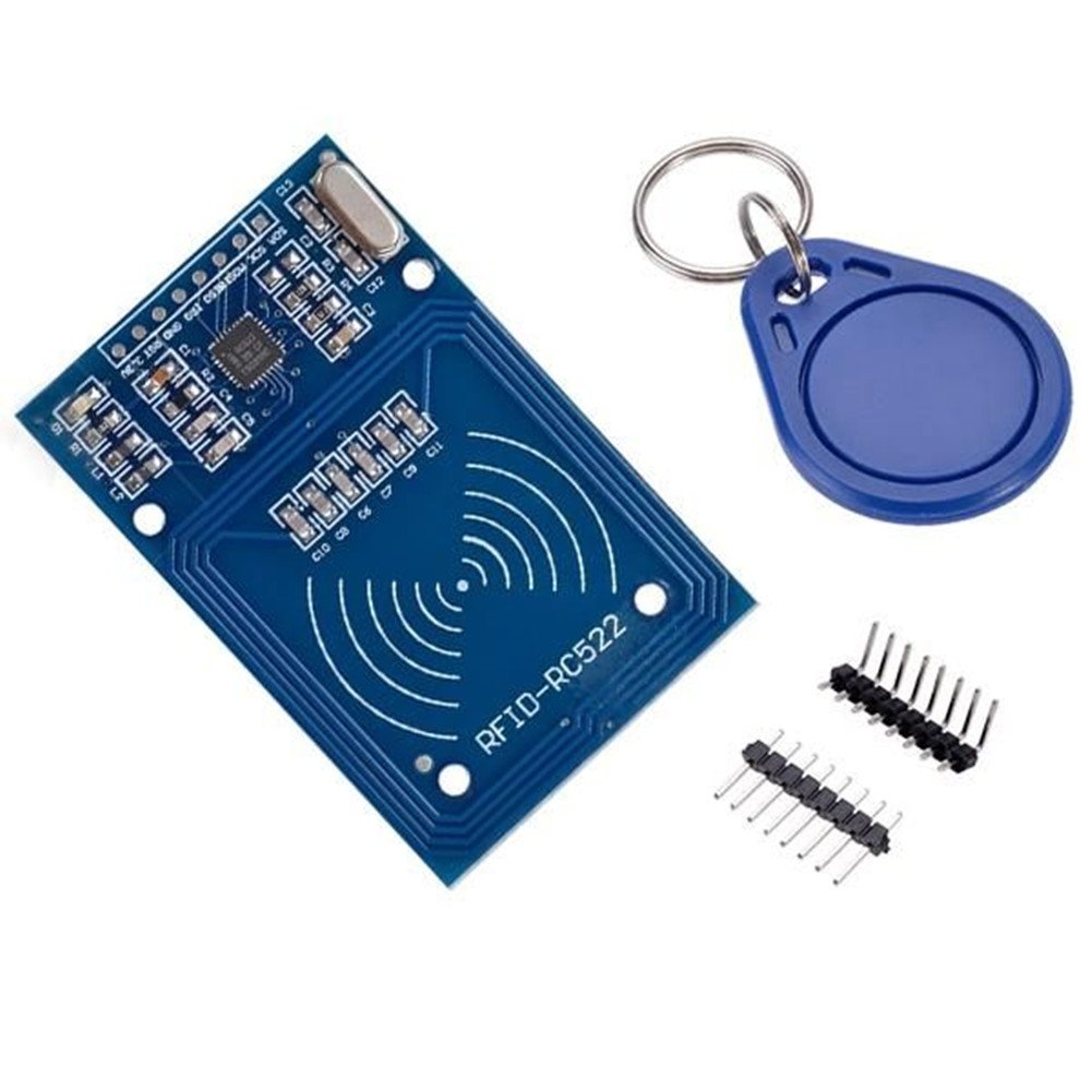 Mifare RC522 RFID Sensor Module Kits with Card Reader/Key Chain/Tag Combo & Electromagnetic Card for Arduino UNO R3 Mega 2560 Nano AVR Raspberry Pi
