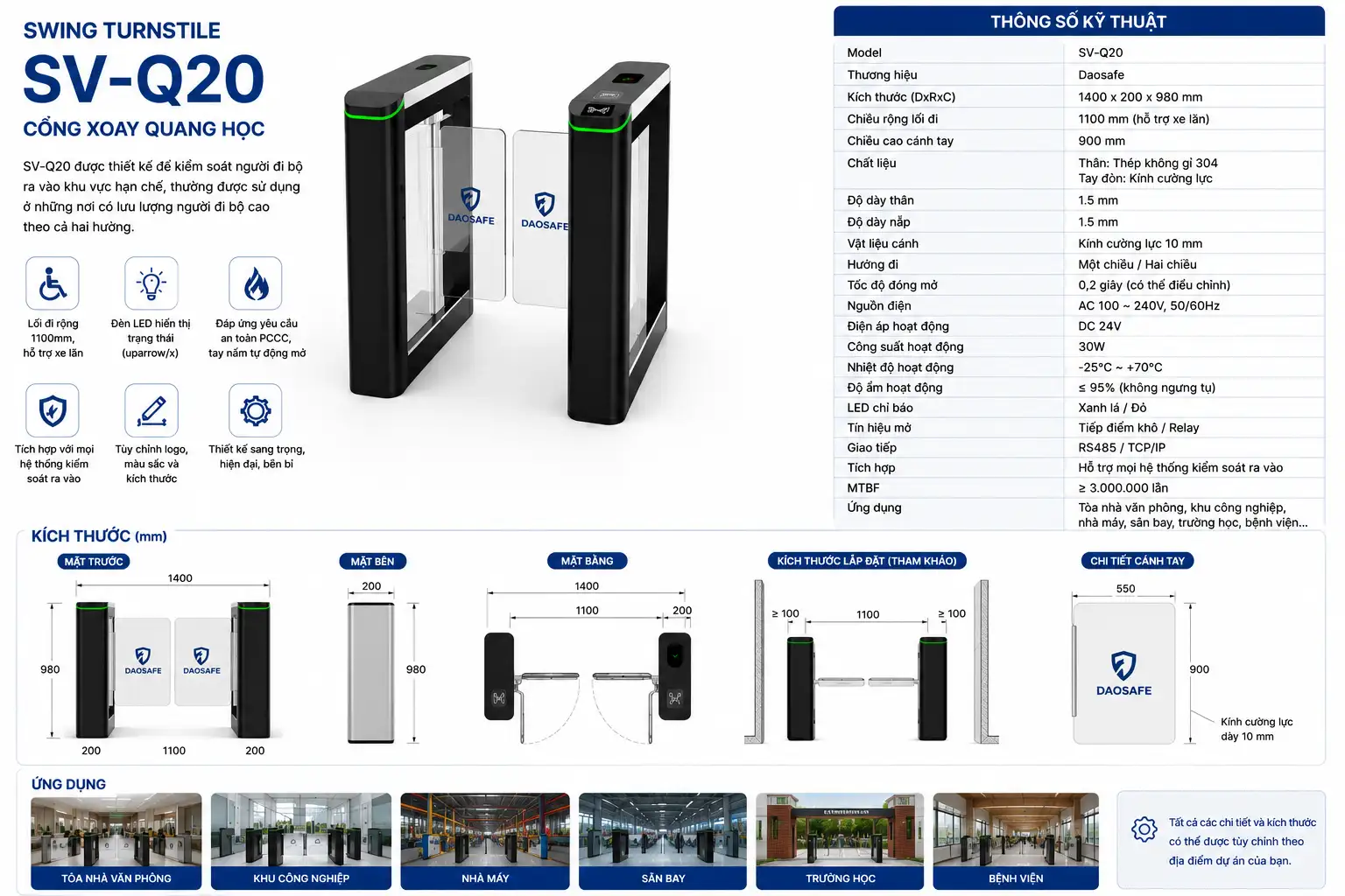 Swing Turnstile SV-Q20