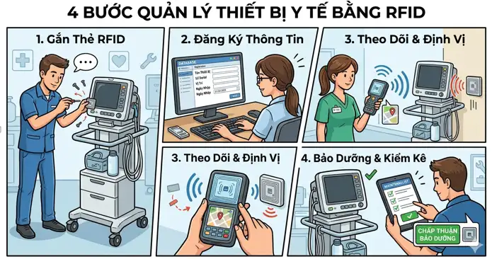 Giải Pháp RFID Cho Y Tế Và Bệnh Viện: Bước Đột Phá Quản Lý Thời Đại Số